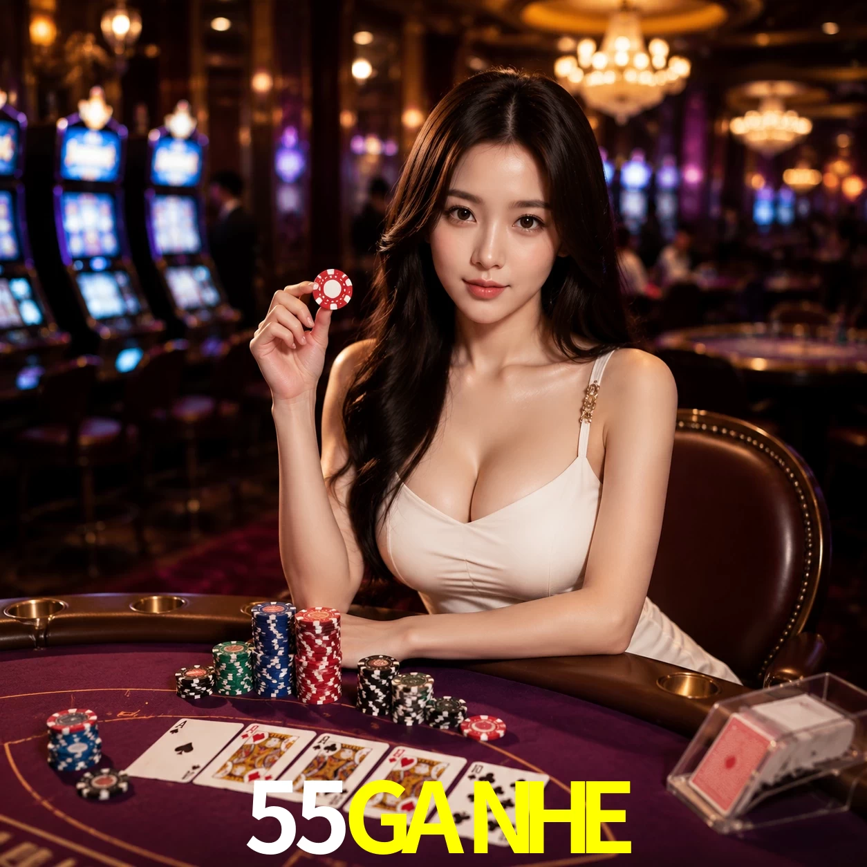 Cassino ao vivo 55GANHE dealers